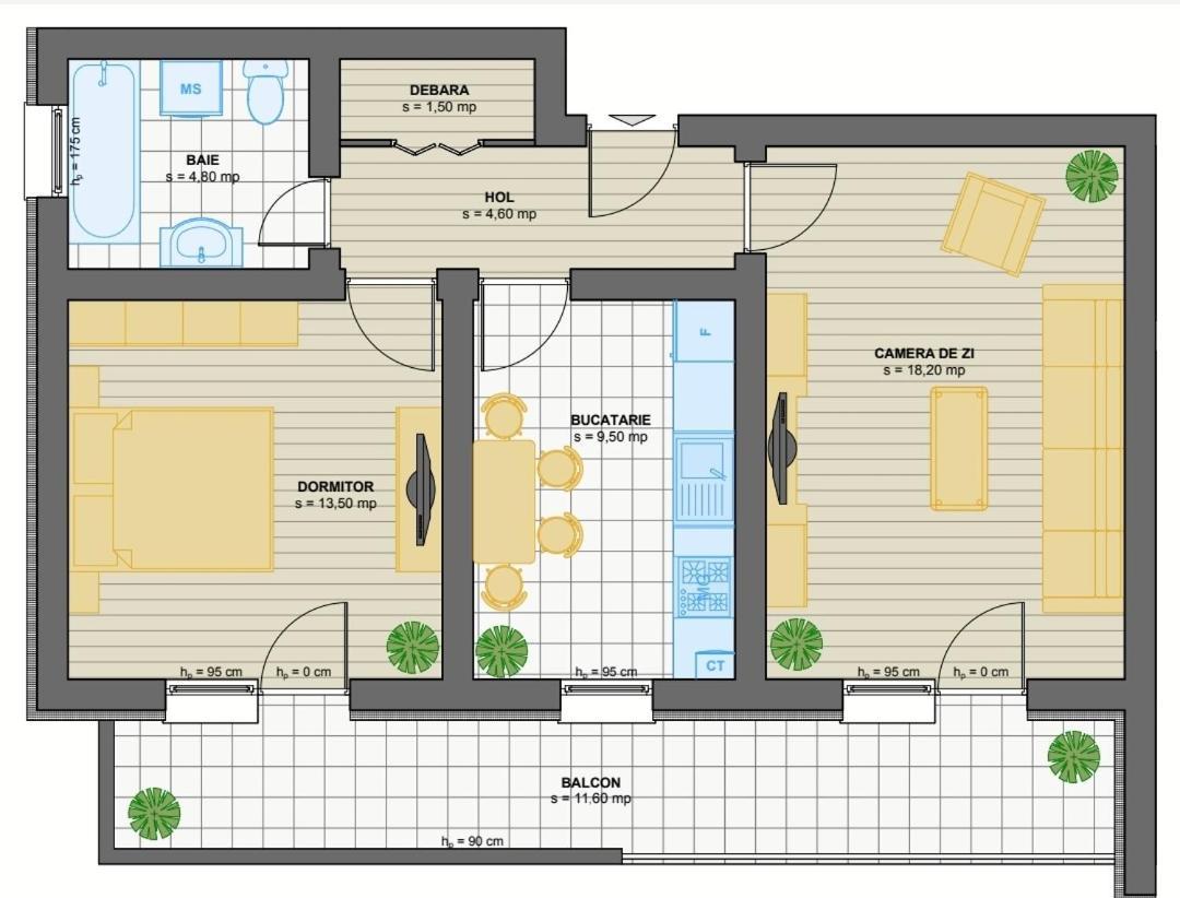 Apartament Rubin Сибиу Экстерьер фото